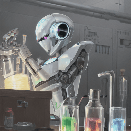 Robot doing chemistry